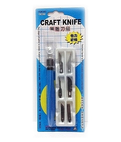 C-6013 筆刀 | 雕刻刀 (6款刀片組合)
