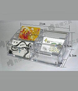 YJ 壓克力名片座 | 名片架 (六格)